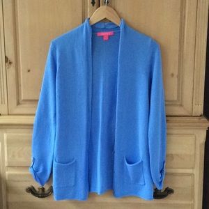 NWOT - Lilly Pulitzer Blue Cardigan Sweater - XS